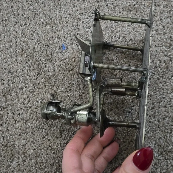 Handmade Recycled Motorcycle Parts Sculpture – Industrial Art - Picture 6 of 10